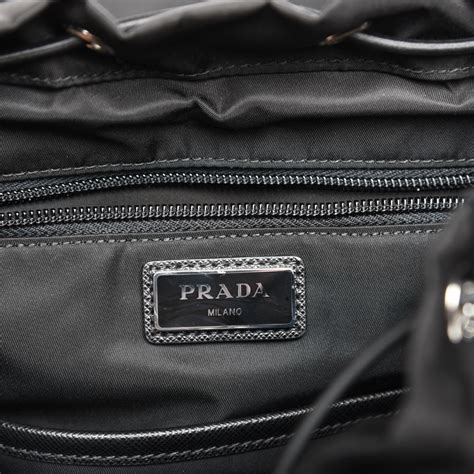 prada large tessuto impunturato backpack|prada belt backpack.